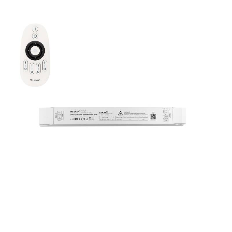 Image of 1-10V 40W Dimmable Driver with 4 Zones RF Remote MiBoxer