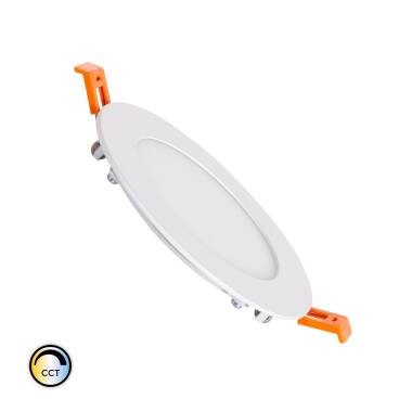 Image of 6W Round LED Ceiling Panel CCT Selectable Switch Ø155 mm Cut-Out Dimming Compatible with RF Controller V2