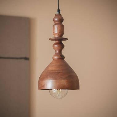 Edit Eravur Wood Ceiling Pendant Light