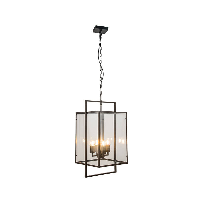 Image of Westport Fiadh Glass 4 Arm Ceiling Pendant Light