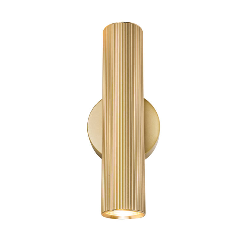 Image of Westport Silk Knurl Fluted 250 Up & Down Wall Light