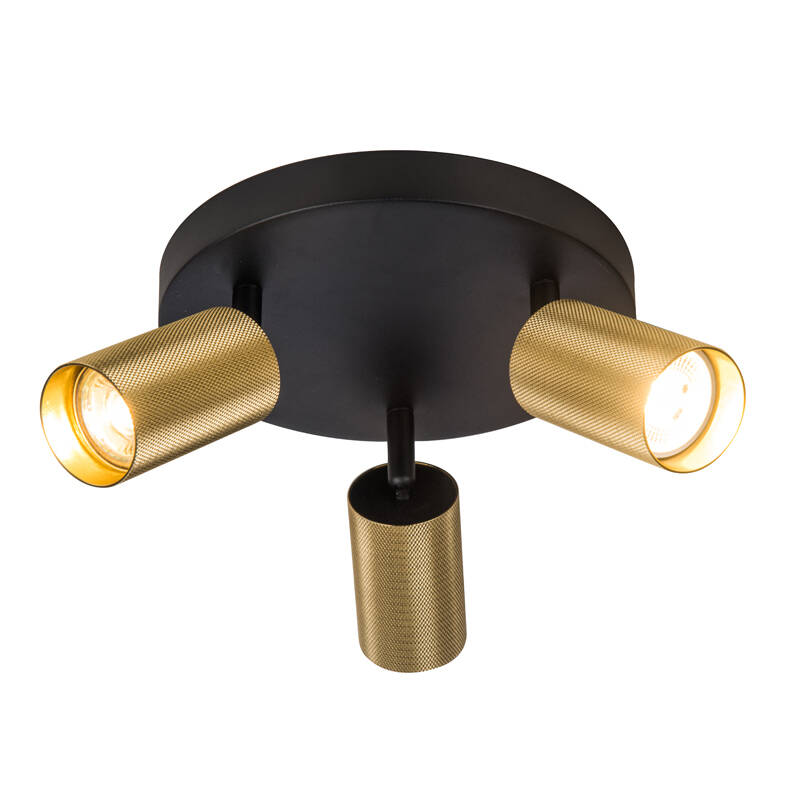 Image of Westport Moto Knurl 3 Light Spotlight Plate