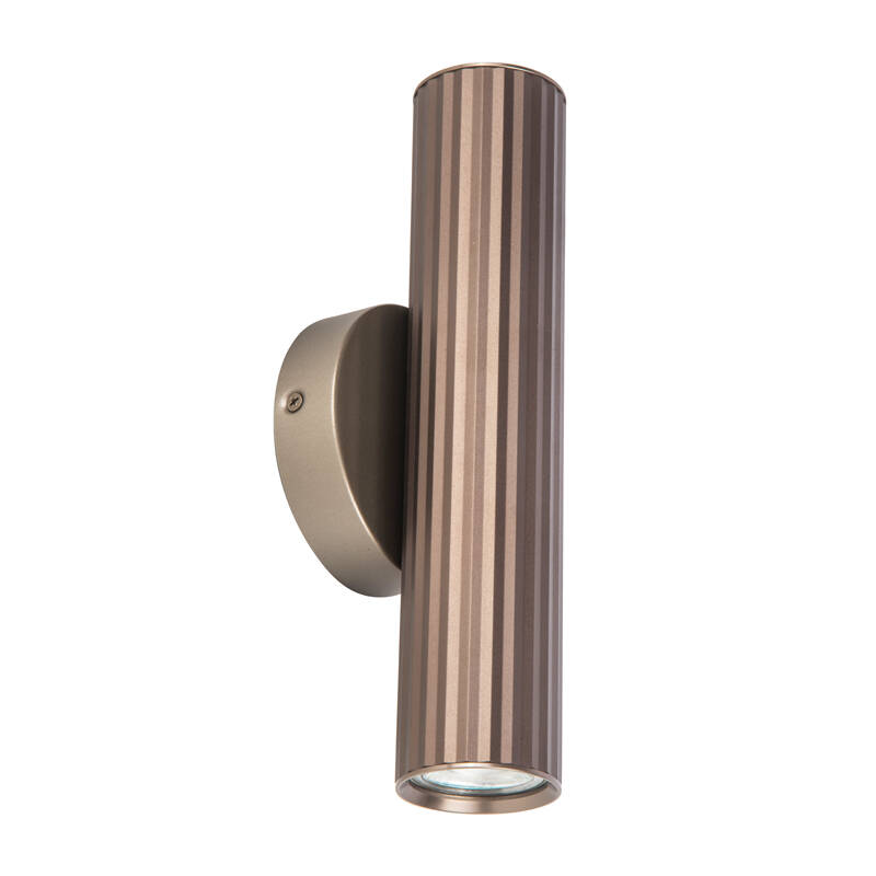 Image of Westport Silk Knurl Ridged 250 Up & Down Wall Light