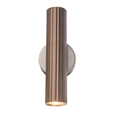 Image of Westport Silk Knurl Ridged 250 Up & Down Wall Light