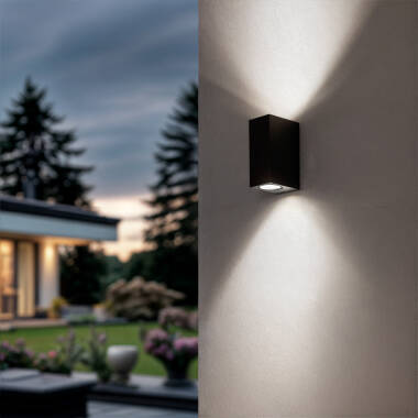 Edit Miseno Outdoor Up & Down Wall Light - Dark Grey