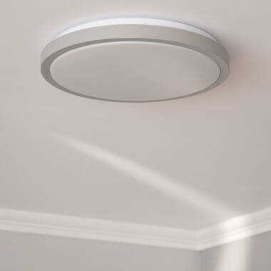 Edit 19W Faina Metal Round LED Flush Light