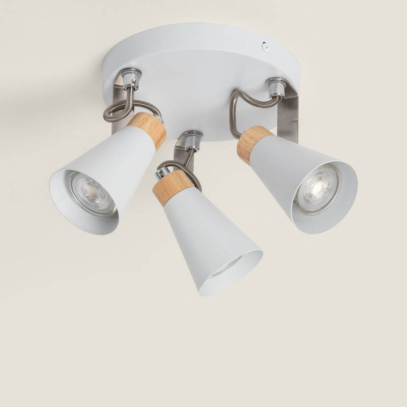 Image of Edit Mara 3 Light Ceiling Spotlight Plate
