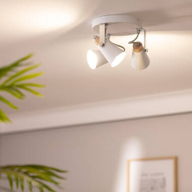 Image of Edit Mara 3 Light Ceiling Spotlight Plate