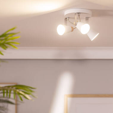 Image of Edit Mara 3 Light Ceiling Spotlight Plate