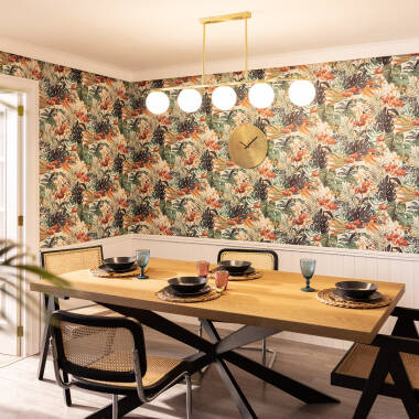 Image of Edit Boqor 5 Light Semi-Flush Bar Ceiling Pendant