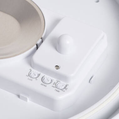 Image of Flush Ceiling Light with a Radar Motion Sensor D300 mm Screw Lampholder