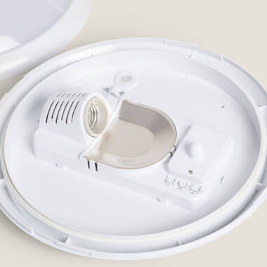 Image of Flush Ceiling Light with a Radar Motion Sensor D300 mm Screw Lampholder