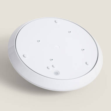 Image of Flush Ceiling Light with a Radar Motion Sensor D300 mm Screw Lampholder