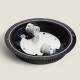 Image of Curio 300 Round LED Outdoor Flush Ceiling Light