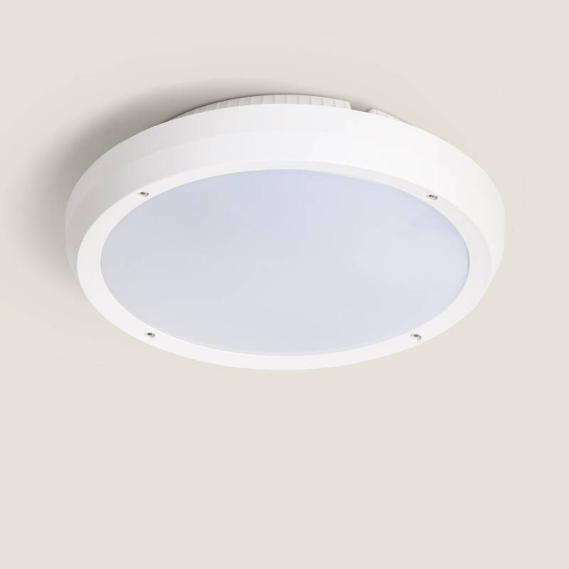 Image of Curio 300 Round LED Outdoor Flush Ceiling Light IP65