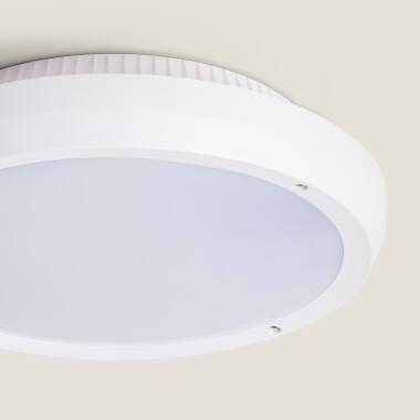 Image of Curio 300 Round LED Outdoor Flush Ceiling Light IP65