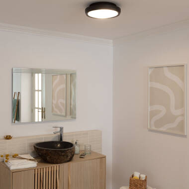 Image of Curio 300 Round LED Outdoor Flush Ceiling Light