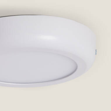 Image of 12W Cool LED Flush Ceiling Light D180 mm