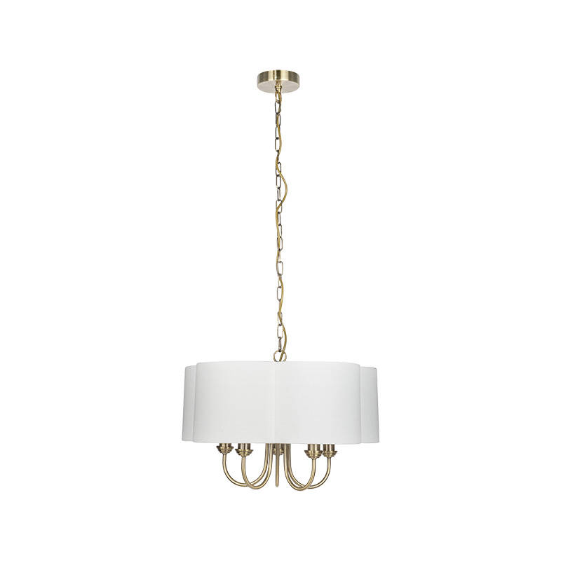 Image of Wisteria Bridge 5 Arm Ceiling Pendant Light
