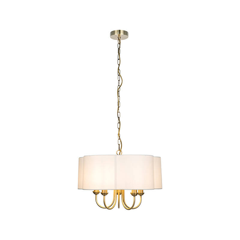 Image of Wisteria Bridge 5 Arm Ceiling Pendant Light