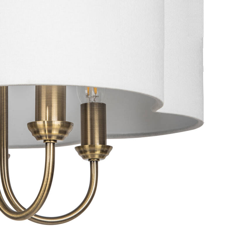 Image of Wisteria Bridge 5 Arm Ceiling Pendant Light