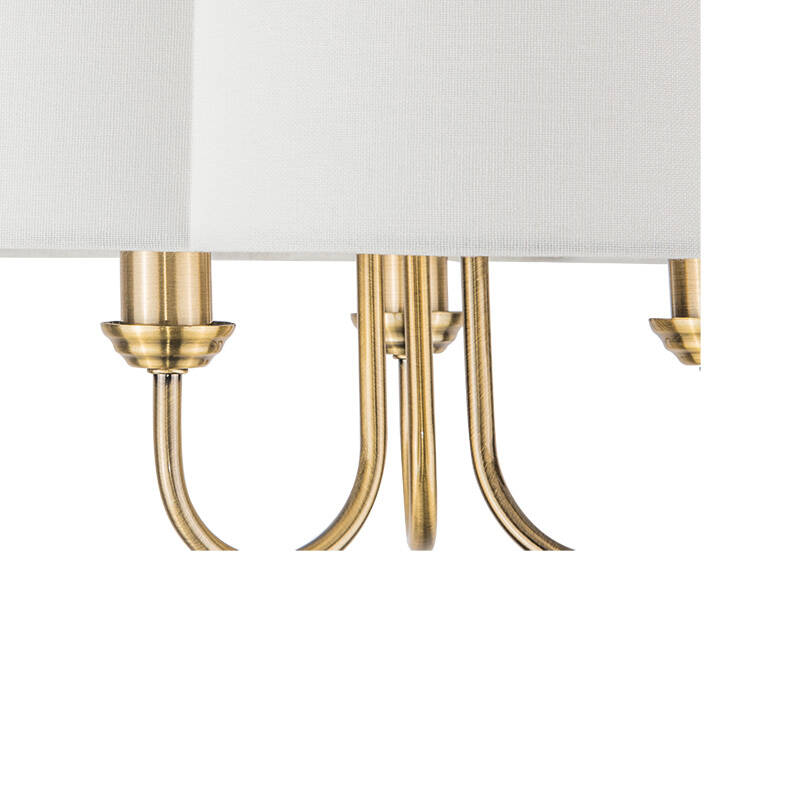 Image of Wisteria Bridge 3 Arm Semi-Flush Ceiling Light