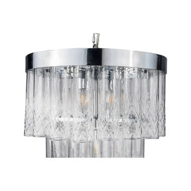 Image of Wisteria Dalia Clear Glass Chandelier