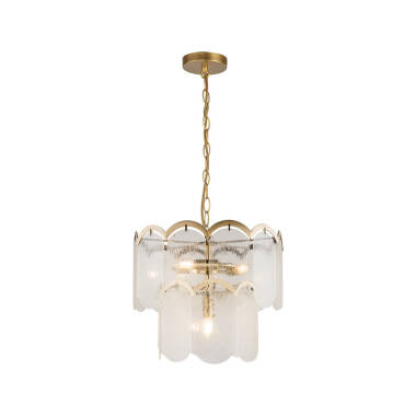 Wisteria Jazmin Clear Glass Chandelier