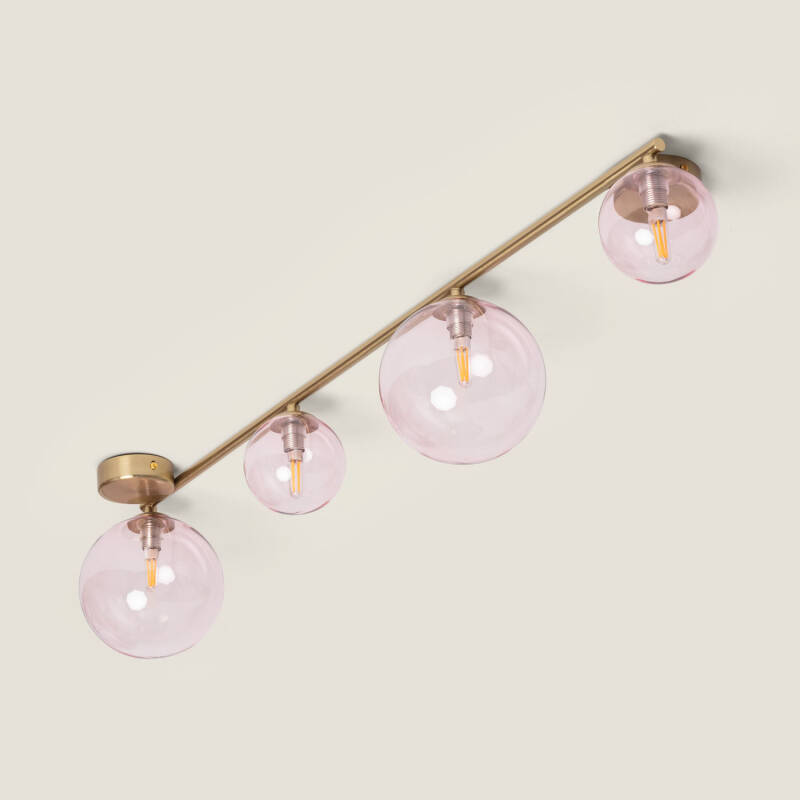 Image of Edit Amatler 4 Light Flush Ceiling Light