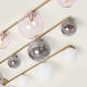 Image of Edit Amatler 4 Light Glass Flush Ceiling Light