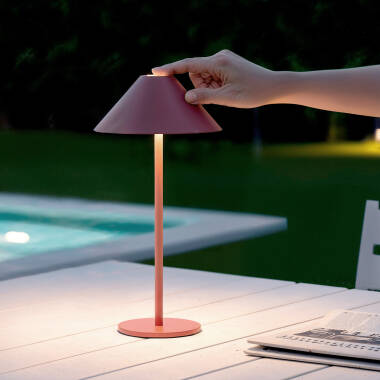 Image of Edit Tiber USB Rechargeable LED Outdoor Table Lamp