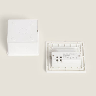 Image of Edit Bark LED Recessed Wall Light with PIR Sensor