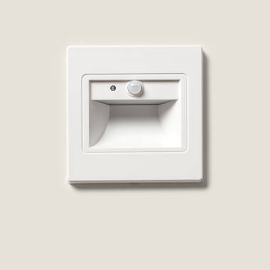 Image of Edit Bark LED Recessed Wall Light with PIR Sensor