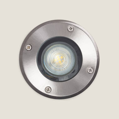 Image of Round Recessed Ground Light for GU10 Light Bulb