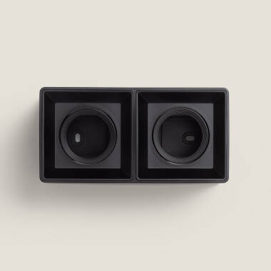 Image of Edit Space Double Square Ceiling Light