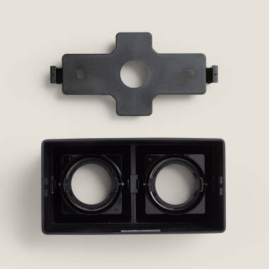 Image of Edit Space Double Square Ceiling Light