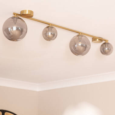 Image of Edit Amatler 4 Light Flush Ceiling Light