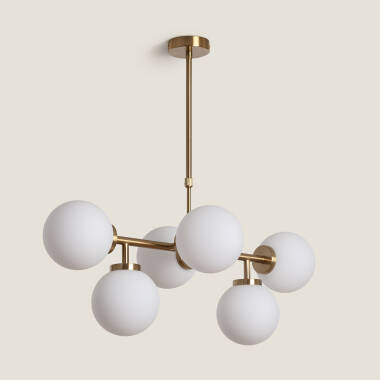 Image of Edit Lautrec 6 Light Ceiling Bar Pendant Light