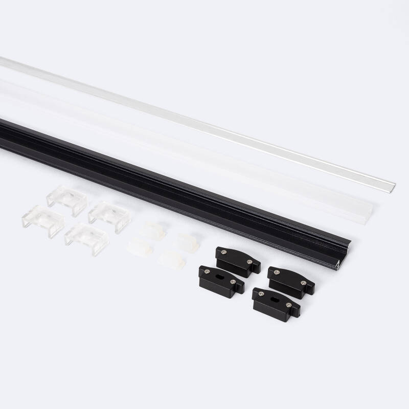 Image of Watertight Recessed 2m Aluminium Profile for LED Strip