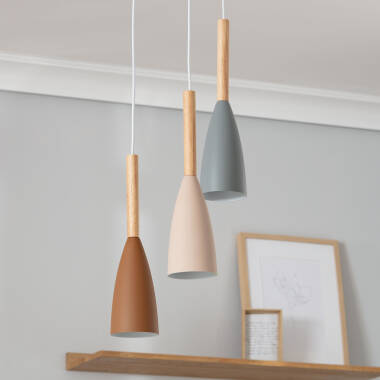 Image of Edit Rain 3 Light Cluster Ceiling Pendant - Multi