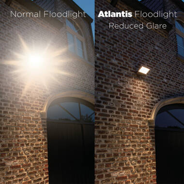 Image of Lutec Atlantis 14W 2000Lm Cool White LED IP54 Floodlight