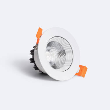 Round Expert Colour 5W COB LED Adjustable Downlight Cutout 70mm