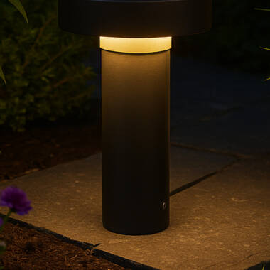 Image of Easyfit 12V Garden Lights - Lavender LED Outdoor Post Light Kit - 6 Lights