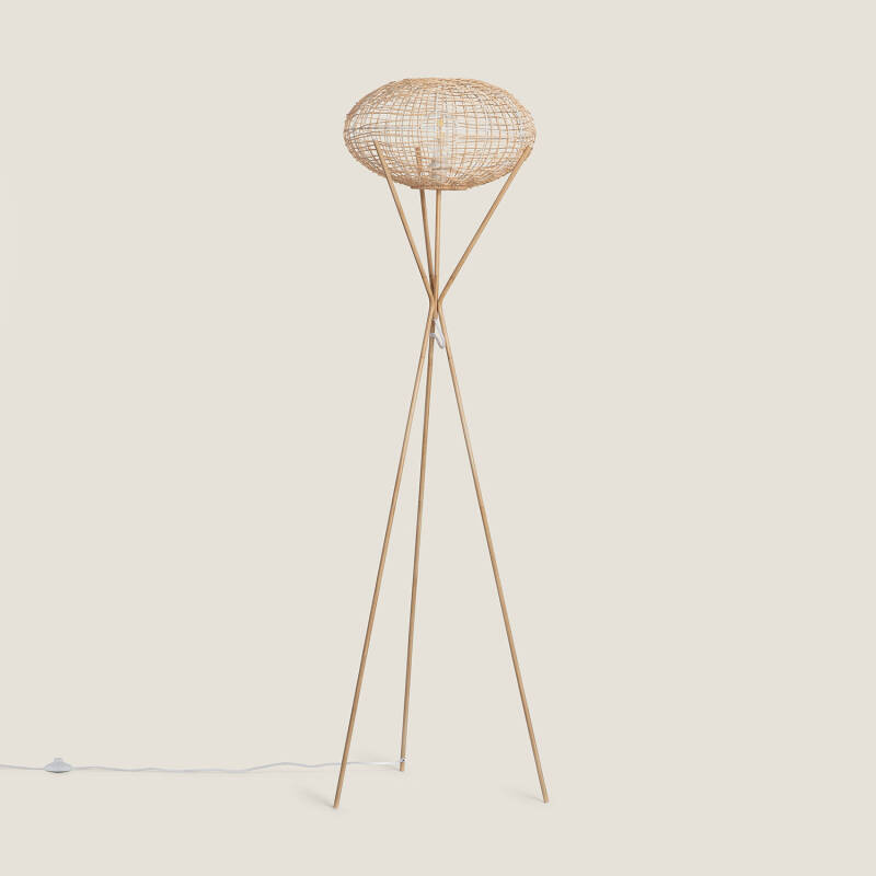 Image of Edit Ronax Rattan Floor Lamp