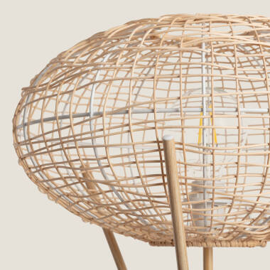 Image of Edit Ronax Rattan Floor Lamp