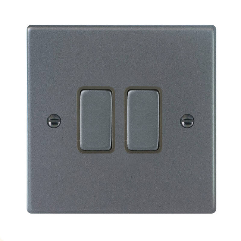 Image of Edit Hartland 2 Gang Two Way Rocker Switch