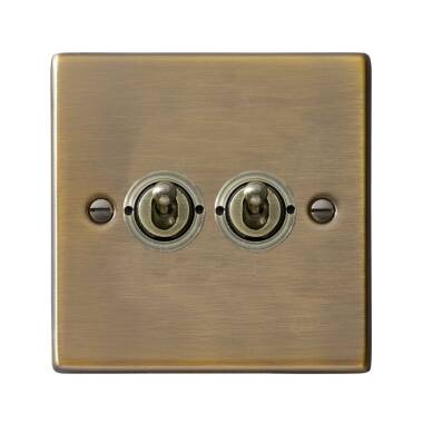 Edit Hartland 2 Gang Two Way Toggle Switch