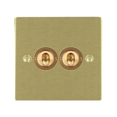 Edit Sheer 2 Gang Two Way Toggle Switch