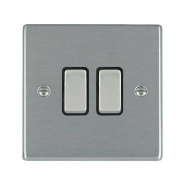 Edit Hartland 2 Gang Two Way Rocker Switch