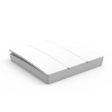 Image of Kinetic 3 Gang Push Switch IP65